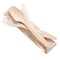 Natural Birch Wood Eco-Friendly Disposable Cutlery Set with Napkin (100 Guests)